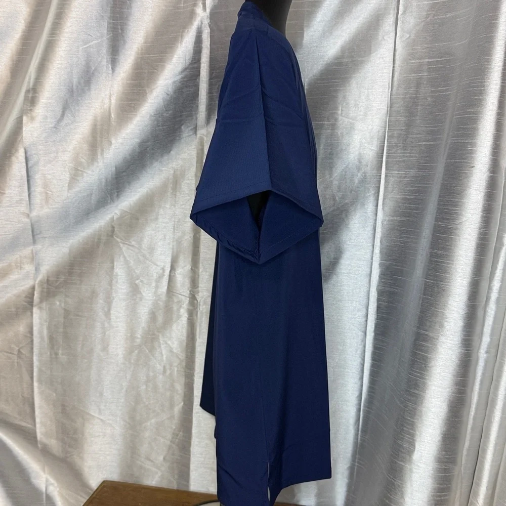 Dickies EDS Essentials Scrub Top NWT Stretch Mens M Uniform V Neck Navy